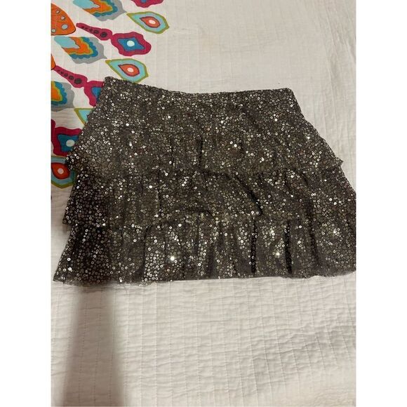Express sequin tiered skirt - Picture 10 of 12